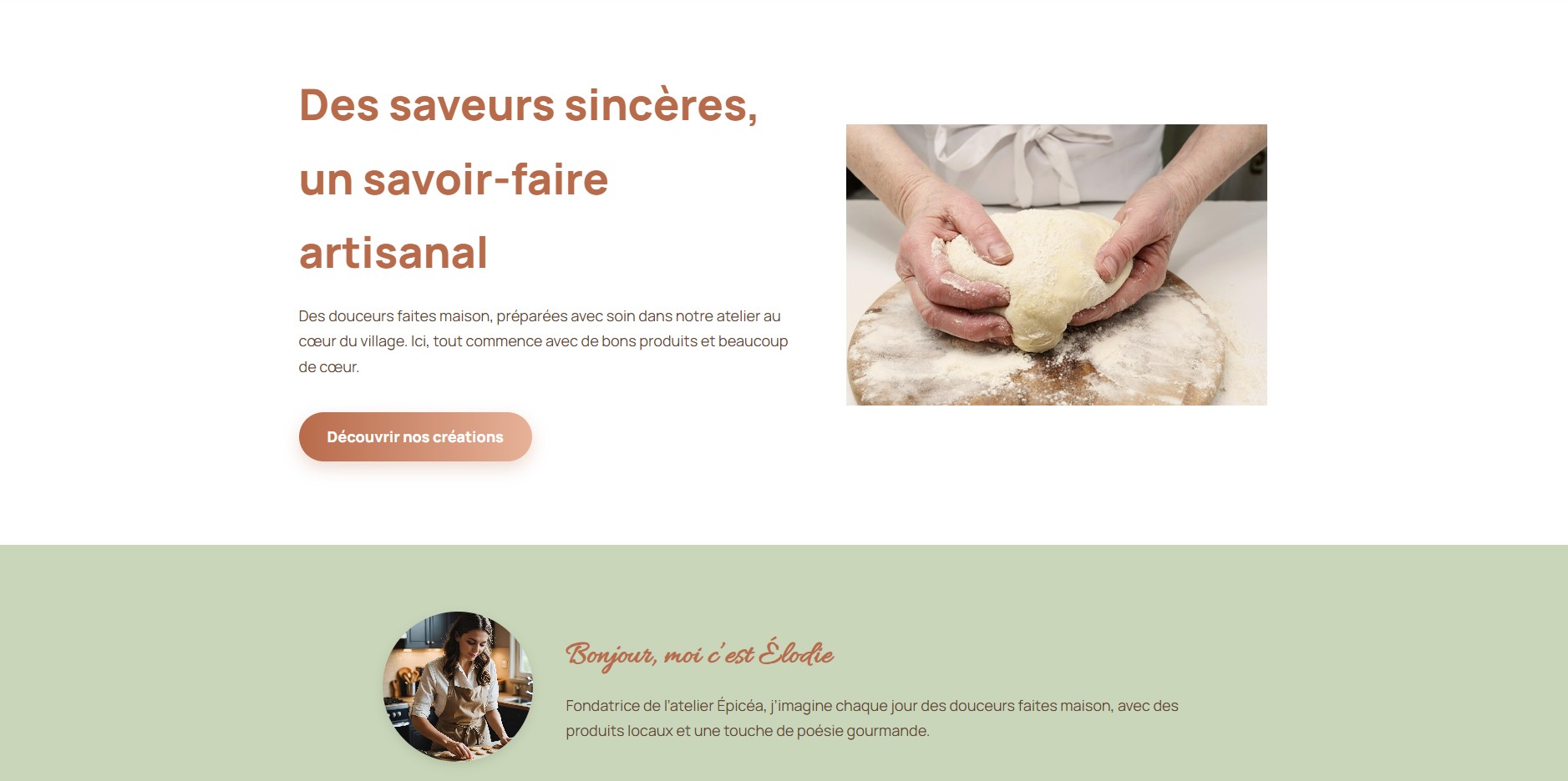 Aperçu du modèle Épicéa