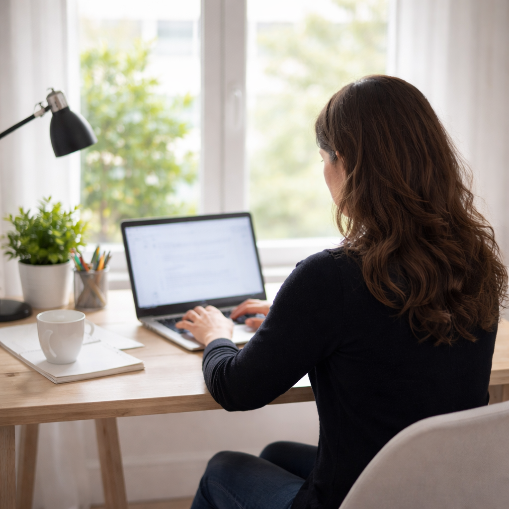 Sandrine travaille à votre place